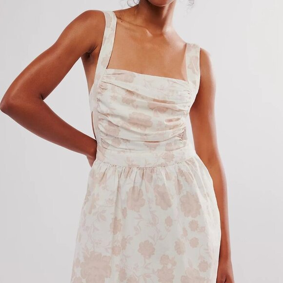 Free People Meet Me in Maui Printed Mini Dress NWT XS - Picture 2 of 6